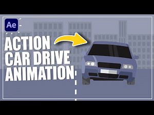 Action Car Drive Animation in After Effects