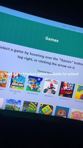 Top Unblocked Games for School Fun and Entertainment