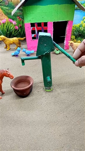 how to make mini motor water pump science project and mini tractor video #520