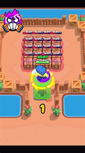 How many supers to destroy all boxes 🤔 #brawlstars #brawler