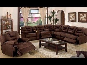 Curved Sectional Sofa with Recliner