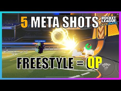 Rocket League Sideswipe TOP 5 FREESTYLES Tutorial