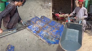 Watch The Magic of Turning Oil Drums Into Trolleys