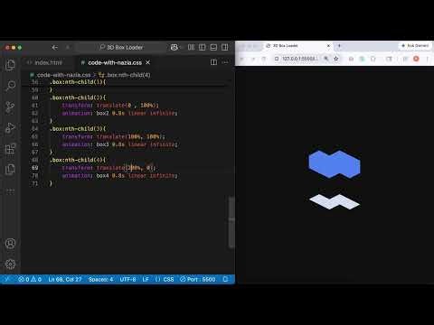 Create a 3D Box Loader Animation Using HTML & CSS