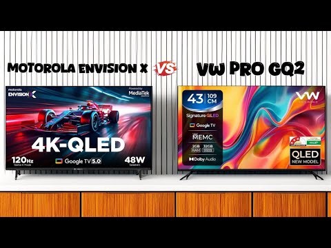 Motorola Envision X 2025 vs VW Pro Series VW43GQ2 🔥Best 43” 4K Smart TV Comparison | Which One Wins?