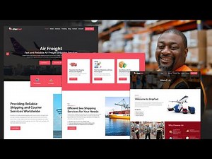 How to create a Shipping Website Using WordPress and Elementor for free
