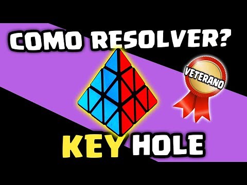 COMO RESOLVER O PYRAMINX - KEYHOLE ( INTERMEDIÁRIO) | ERCS