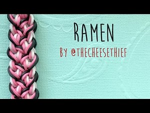 Rainbow Loom Bands Ramen Bracelet Tutorial