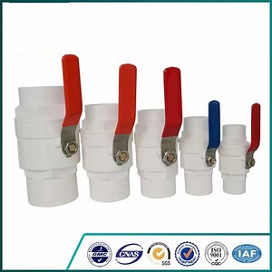 [Hot Item] UPVC Two-Piece Ball Valve PVC Ball Valve 2 Pieces Ball Valve