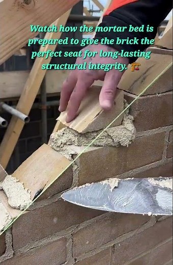 ​Mastering the "Plop and Drop": Professional Bricklaying Technique Explained