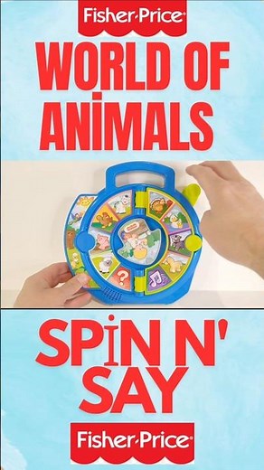 Fisher Price - World Of Animals See N' Say - Old MacDonald Farm #education #fisherprice
