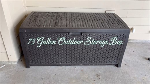 Watch 73-Gallon Outdoor Container Box on Amazon Live