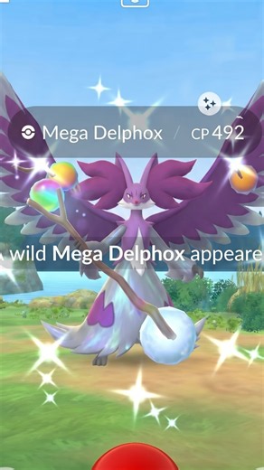 When I got the New debut Mega Delphox..... 😳 Pokemon go