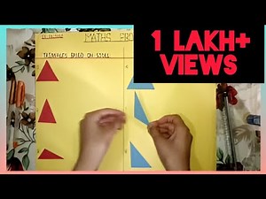 Types Of TRIANGLE Activity || Grade 6 || based on Sides and Angles.