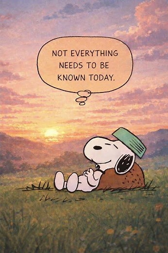 5 Gentle Reminders for Peace & Calm | Snoopy Inspirational Quotes