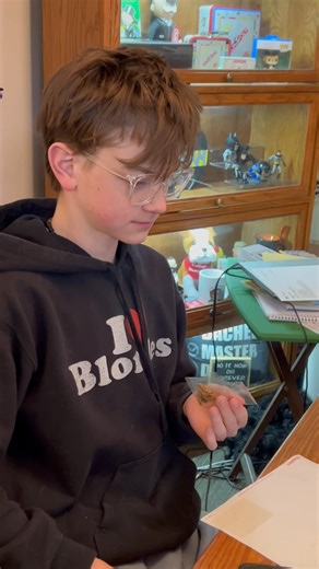 Did you know we sell cricket candy? Collin gives it a try! | The Ark Antiques & Flea Market