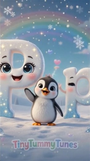 🔤 Learn P p with Penguin! 🐧 #ABC #KidsLearning #TinyTummyTunes #Shorts #alphabet #english#abcd #kids