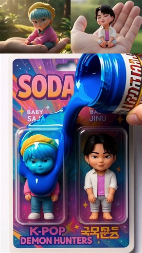 Unboxing Acrylic Paint Baby Soda Pop Saja X Jinu Saja Boys