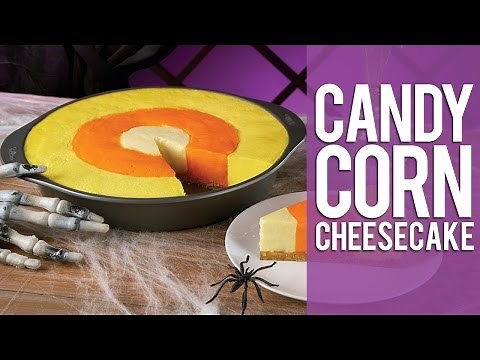 How to Make a Candy Corn Cheesecake