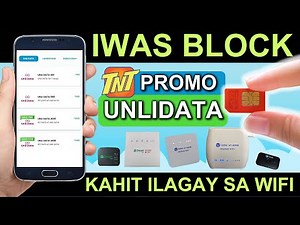 Paano wag ma Block ang TNT simcard na may UNLIDATA kahit ilagay sa WIFI o modem