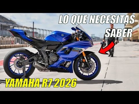 NUEVA YAMAHA R7 2026 - Qué sabemos
