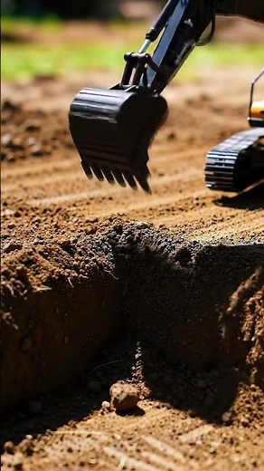 Miniature Excavator Transport and Groundwork | RC Construction