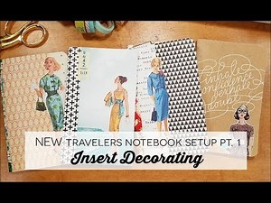 Decorating Traveler's Notebook Inserts Like a PRO!