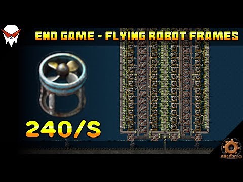 Factorio: Flying Robot Frames T5 Blueprint - End Game (Space Age DLC)
