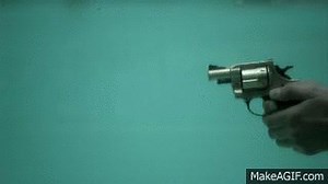 Slow Mo Revolver Underwater on Make a GIF