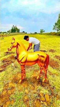 😱 खेत में सोने का घड़ा 😱wood working with arth handcraftidea/home maderealtalent skill-art