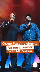 Le poète du rap français Oxmo Puccino chante en duo avec MC Solaar « Ne pas m’aimer », extrait de son nouvel album « La Hauteur de la Lune », sur la scène de l’Adidas Arena. Une soirée inoubliable à (re)voir sur France tv. ➡️ bit.ly/49ZIfd1 | France tv culture