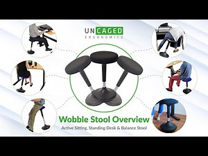 Wobble Stool adjustable height standing desk stool for active sitting sit stand up balance perching