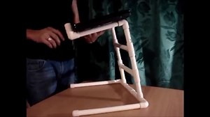 How to make easy and Cool pvc laptop stands tutorial