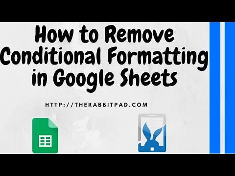 How to Remove Conditional Formatting in Google Sheets