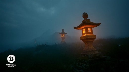 Dark Ambiance Render | Unreal Engine 5, BFX Factory