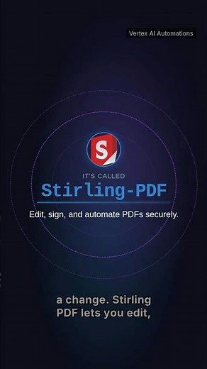 Edit PDFs Anywhere with Stirling