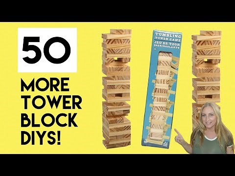 Get Creative With 50 More Tower Block Diys!