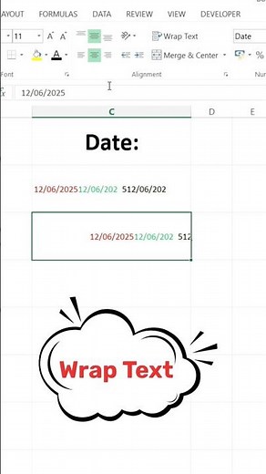 How to Use Wrap Text in Excel | Clean Up Long Text Fast! 📄 #Shorts #ExcelTips