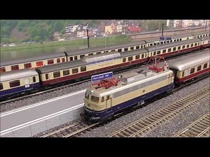 Erstmals im Modell, das große Vorbild-Rangiermanöver der Rheingoldzüge , Duisburg Hbf 1965