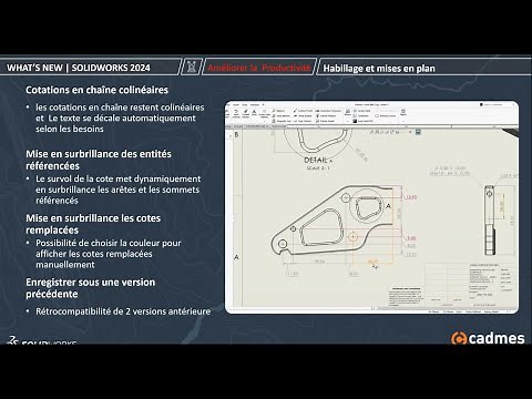 Habillage et mises en plan - Nouveautés SOLIDWORKS 2024