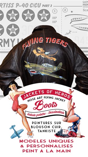 62K views · 1.2K reactions | Encore les Tigres Volants celui-ci peint pour Pascal. Again the Flying Tigers this one paints for Pascal. | Eric Boots | Facebook