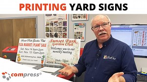 Yard Sign Production Run | iUV1200s UV Printer