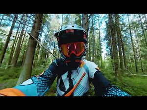 Forest Race In Bike