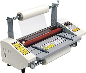 A3+ Hot & Cold Roll Laminating Machine Four Rollers Laminator Speed Regulation Thermal Laminator 110V/220v