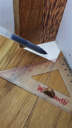 Precise Way to Measure Wooden Corners #woodworking #woodwork #carpentry #homedecor #diy #tips