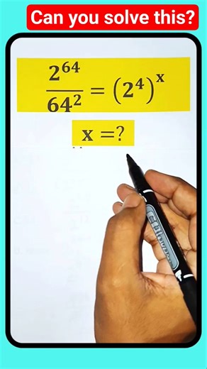 Fraction Exponent Rule You Must Know! #maths #shortsfeed #shorts