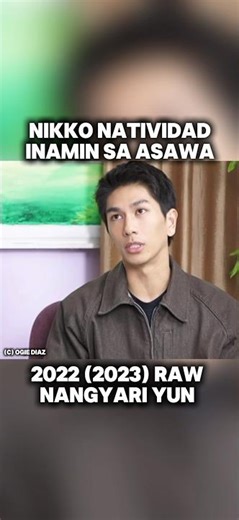 Nikko Natividad inamin sa asawa ang pagkakamali