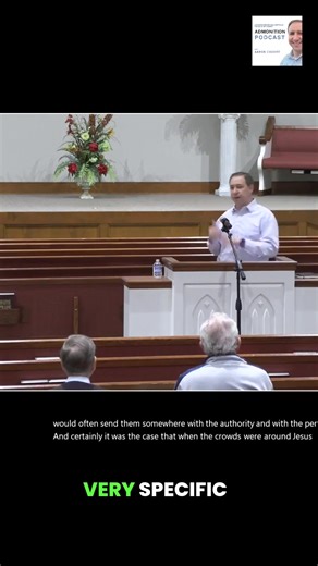 "Jesus often empowered the disciples to do things. Jesus did not, in many ways, micromanage the disciples. They followed Him, but Jesus would often send them somewhere with the authority and with the permission to do things. And certainly it was the case that when the crowds were around Jesus. The disciples had very specific responsibilities in regards to, you know, essentially being the barrier between him and the crowds. We read not too long ago in a few chapters back that there was an occasio