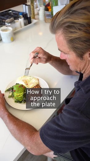 When I don’t skip lunch I love a breakfast lunch combo meal. I try to eat my fiber first and get enough protein and healthy fat. There are a lot of days I have coffee with fats and a simple healthy dinner. I know you can relate but when my activity level goes up then my first food meal is around 12:30-1. Regardless I try to stay tuned into what my body needs and avoid sticking to an eating schedule for the sake of a schedule. | Laird Hamilton