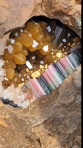 I Was SHOCKED 😱 Mysterious Citrine & Rainbow Crystal Geode Found in Massive Rock 💎 | Diamond Hunter